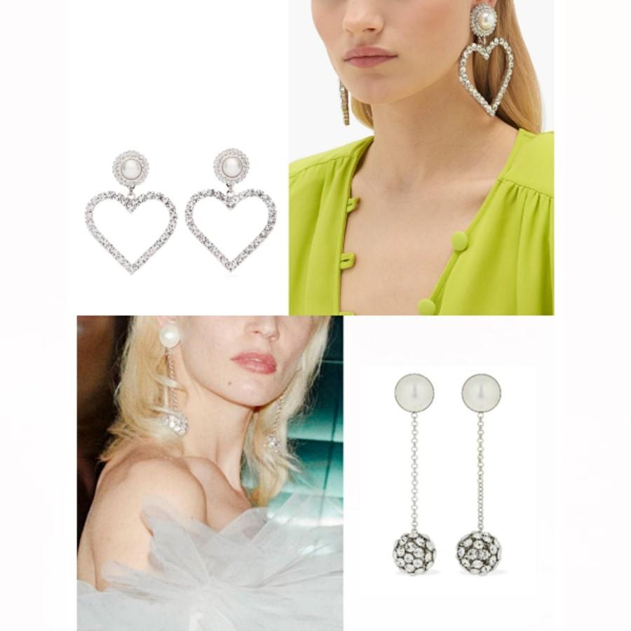 Crystal and Pearls Drop Clip Earrings, Women's Fashion, Jewelry &  Organisers, Earrings on Carousell