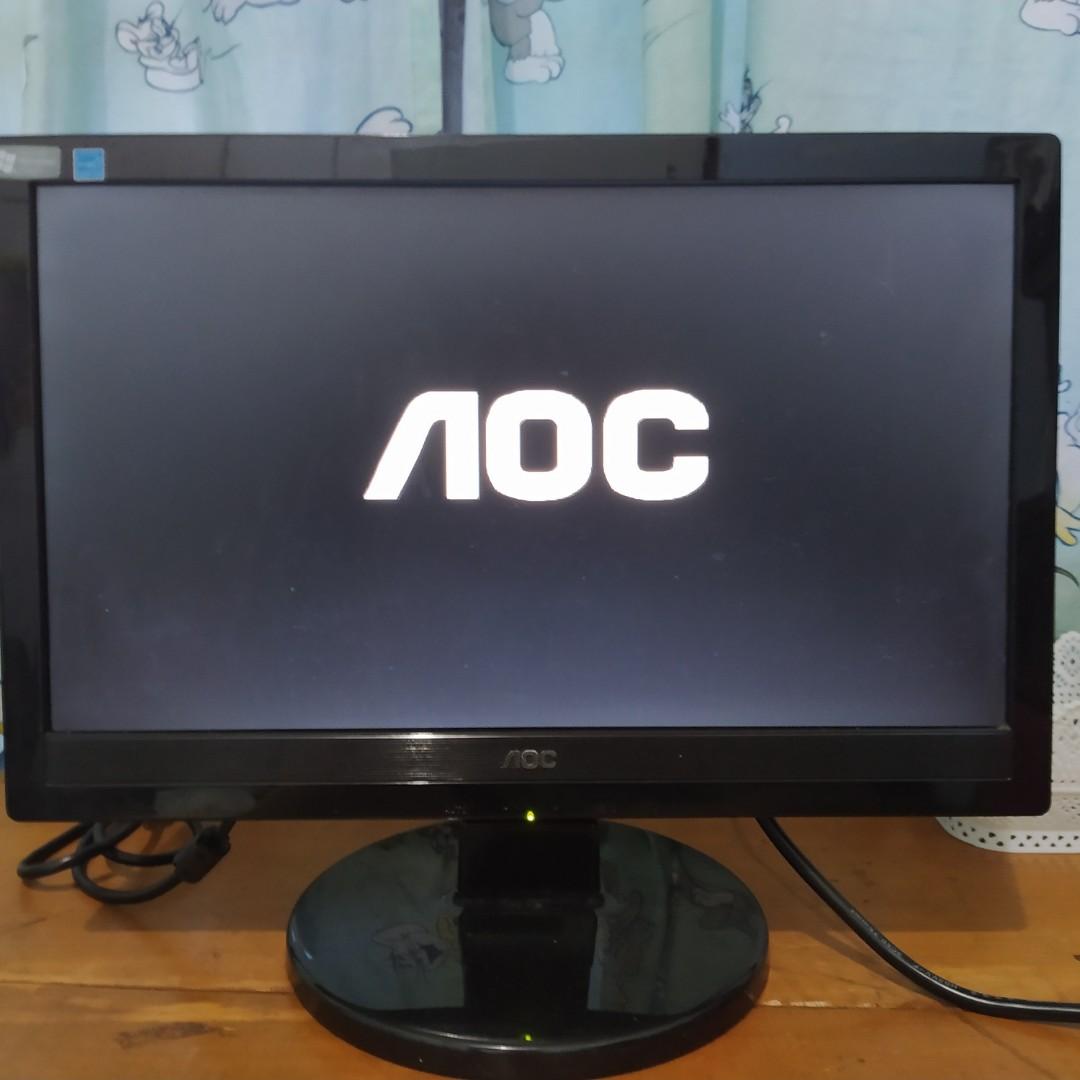 Aoc 16 Lcd Monitor Computers Tech Parts Accessories Monitor Screens On Carousell