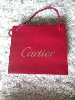 AUTH CARTIER PAPER BAG #swapau