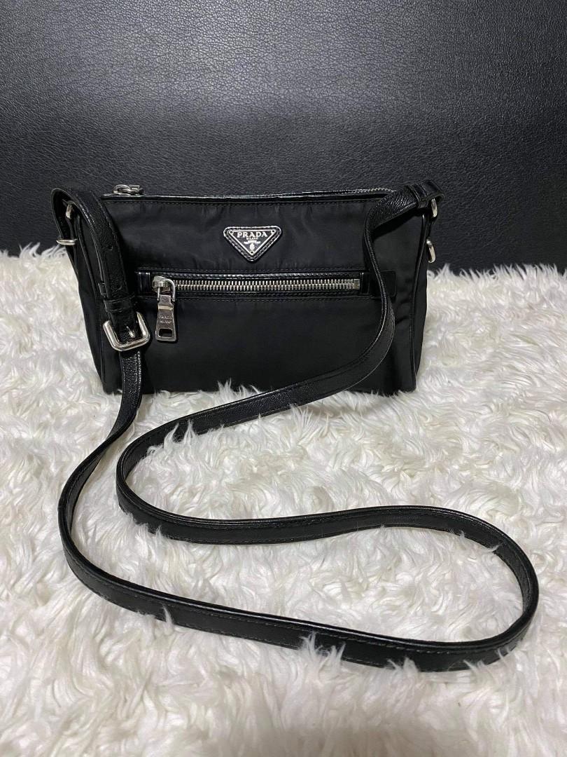 Auth Prada crossbody (Category: Luxury Bags & Wallets) located in Davao. Submitted by gingerdust (Listing ID 1039853010, Image 1). Description: .