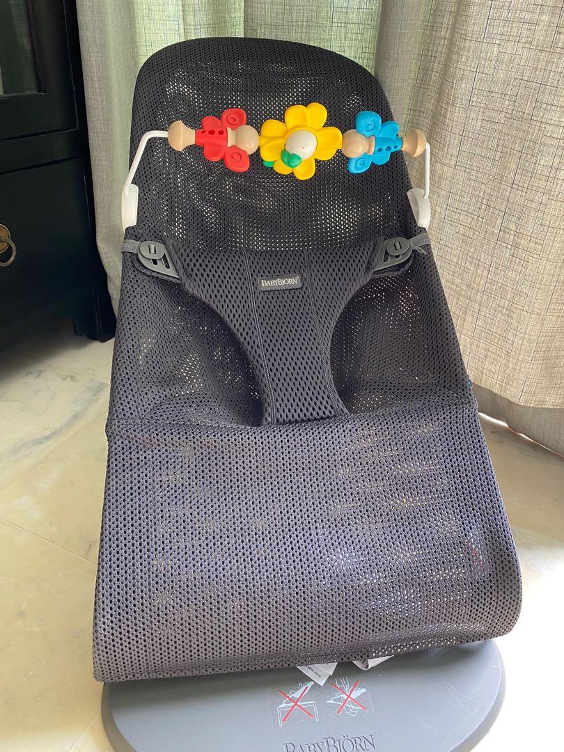 Baby Bouncer Babybjorn Bouncer Bliss With Toy Accessories Babies Kids Toys Walkers On Carousell
