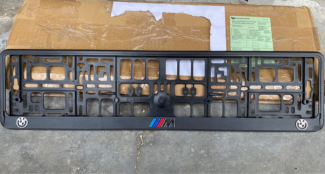 Bmw m sport best sale number plate holder