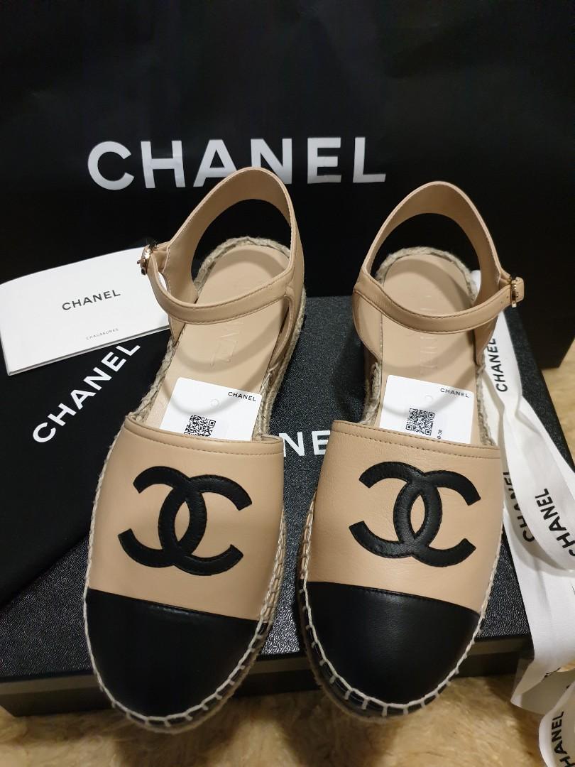 BN Chanel Espadrilles 2020, Luxury 
