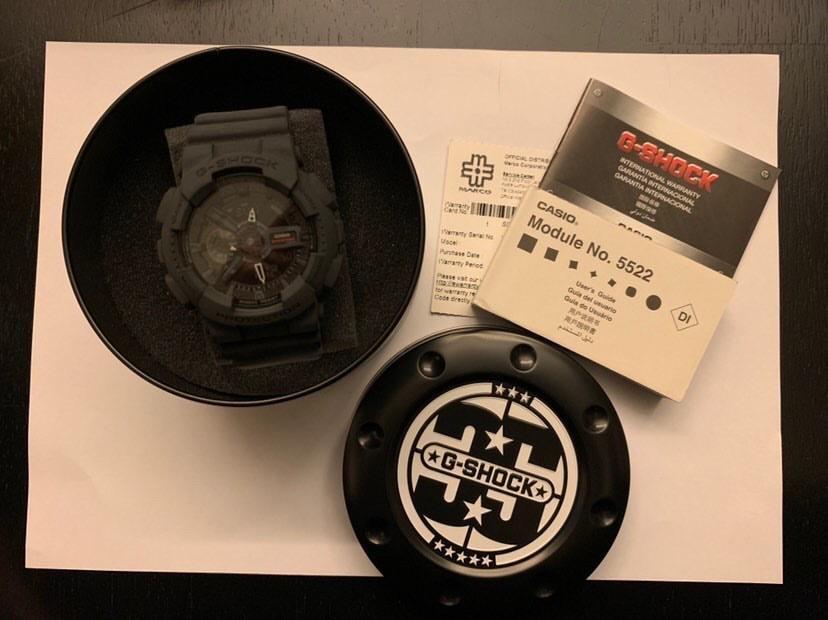 CASIO G Shock GA 135A 1A 35th Anniversary Big Bang Black Watch