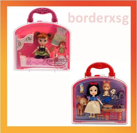 disney animators collection snow white mini doll playset
