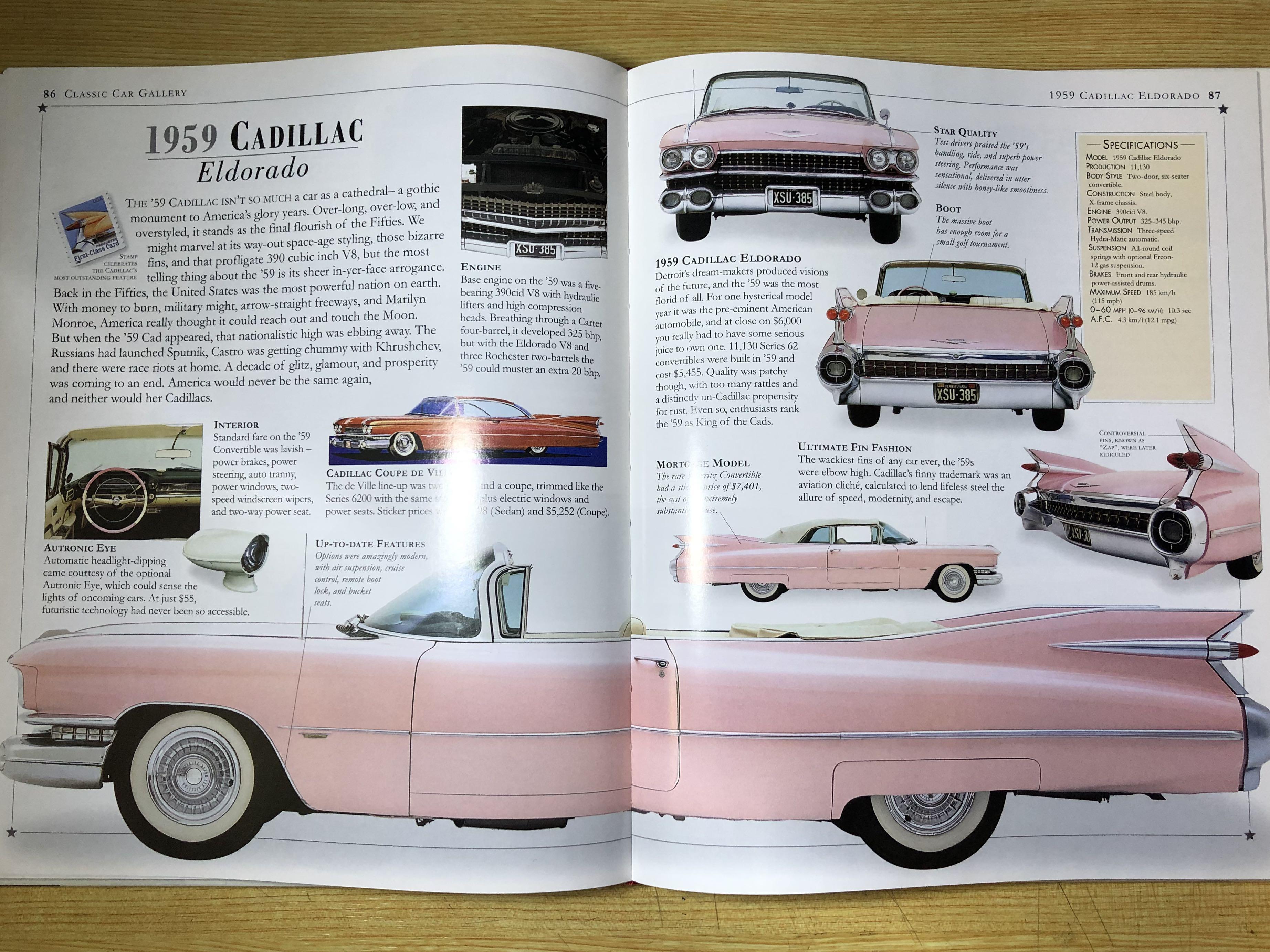 Classic American Cars Coffee Table book Mustang Shelby Corvette Dodge