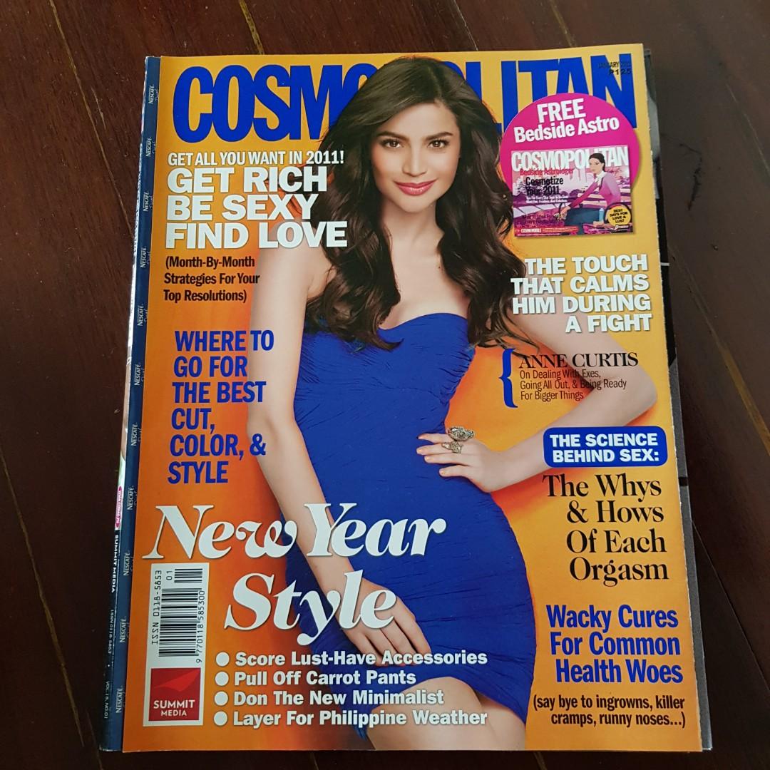 COSMOPOLITAN MAGAZINE ANNE CURTIS COSMO, Hobbies & Toys, Books