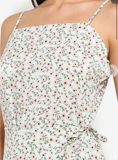 mint green dress floral