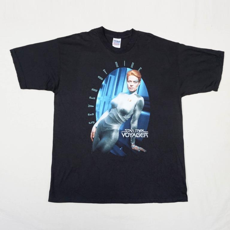 DEADSTOCK 1997 STAR TREK VOYAGER SEVEN OF NINE T Shirt VINTAGE MOVIE Carousell