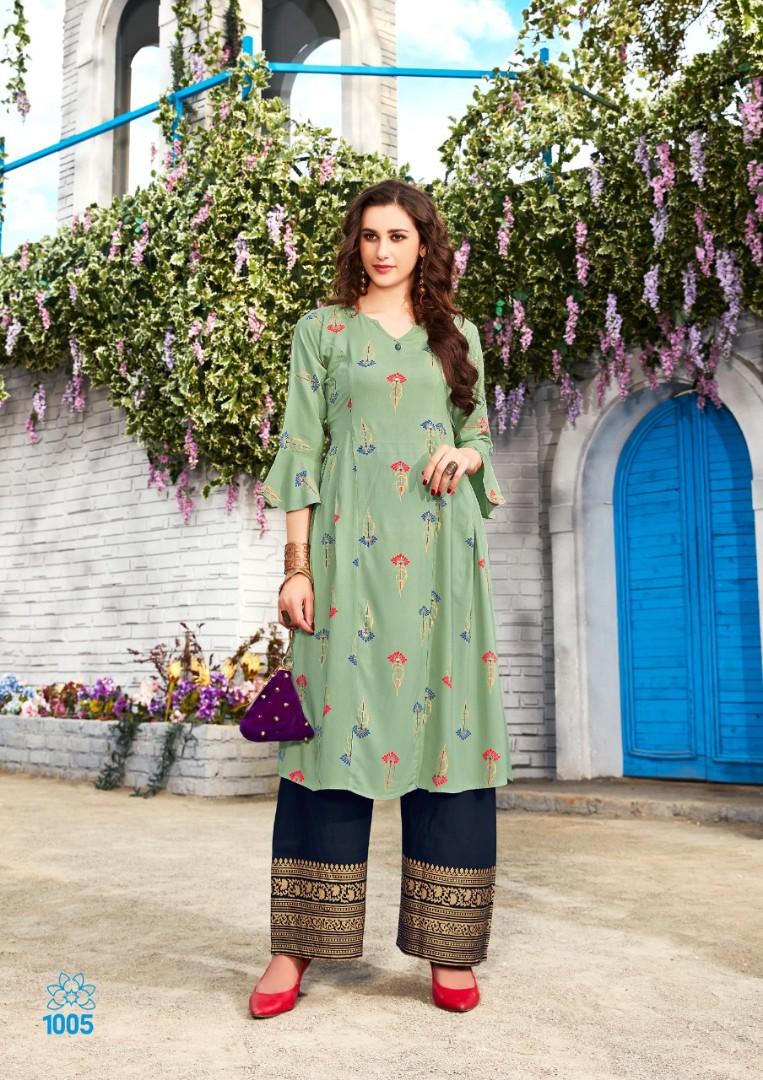 Girls kurti plazo sale