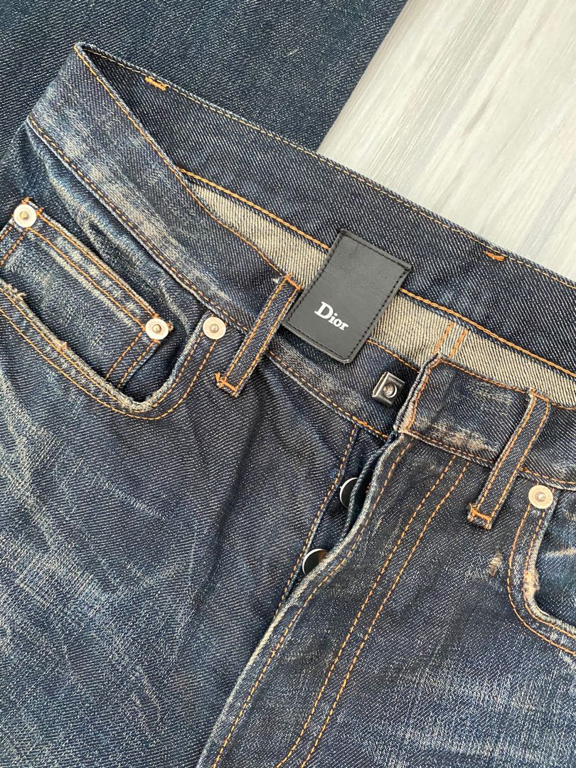 Dior homme raw denim