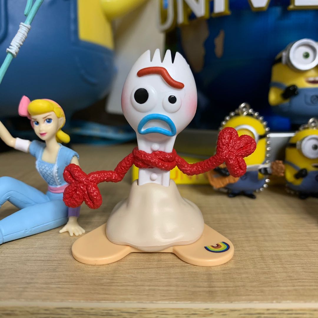 disney 迪士尼 反斗奇兵 玩具總動員 Toy story 4 小叉 Forky 扭蛋 擺設, 興趣及遊戲, 玩具 & 遊戲類 ...