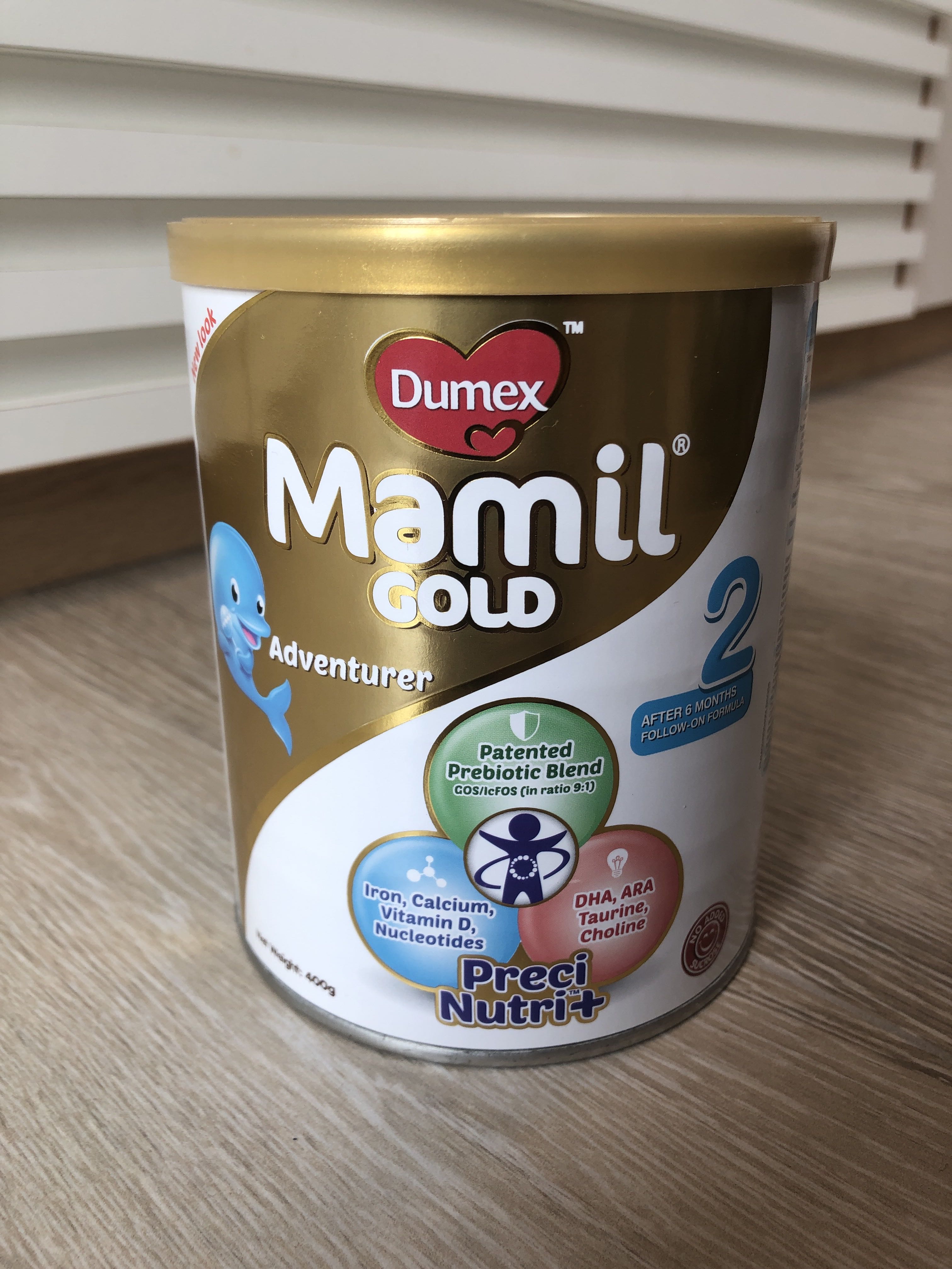 Dumex Mamil Gold Stage 2 Formula/Baby Milk Powder Sample (400g), Babies