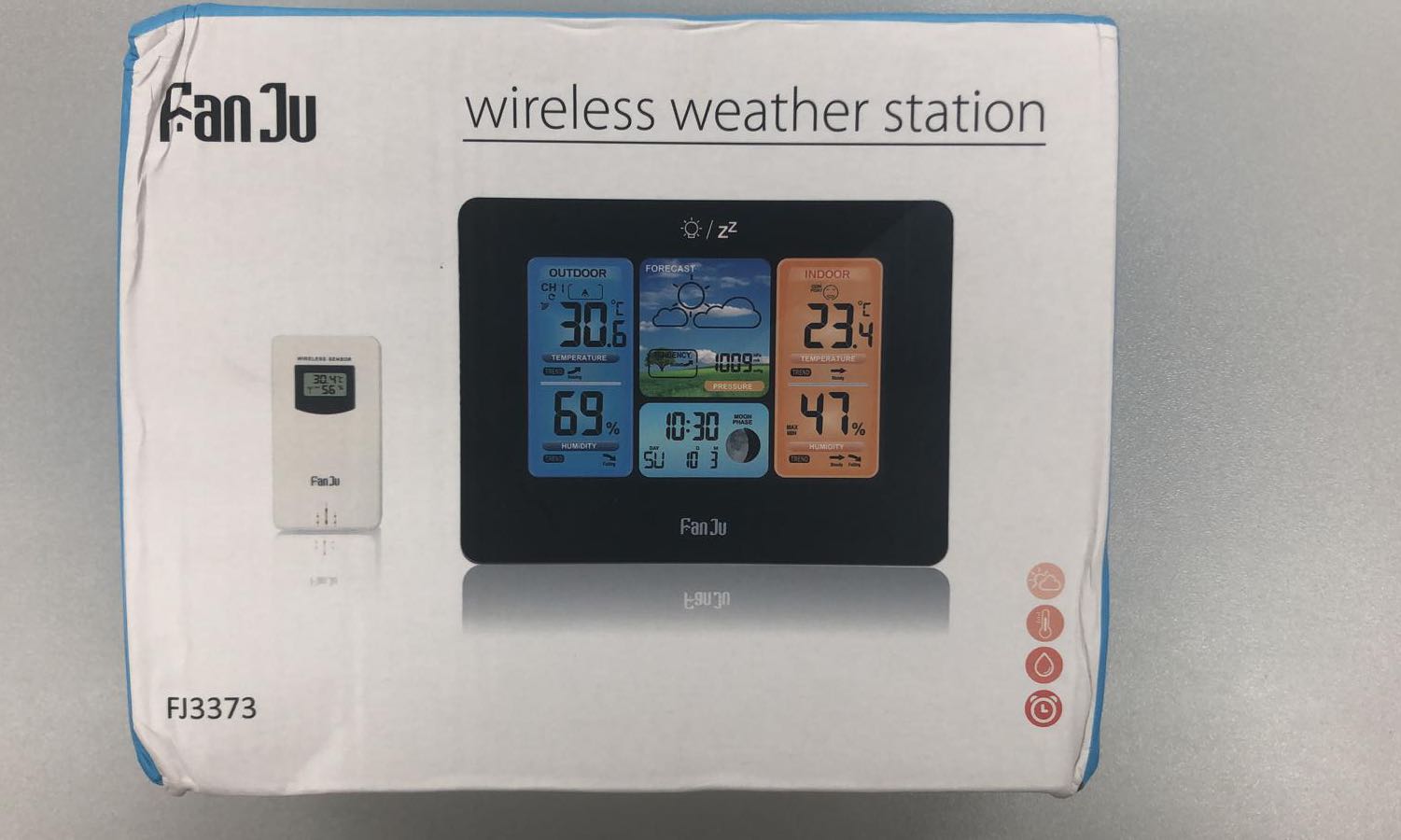 Fan Ju wireless weather station, 電腦 ＆ 平板電腦, 電腦周邊產品, Wifi及上網相關產品 Carousell