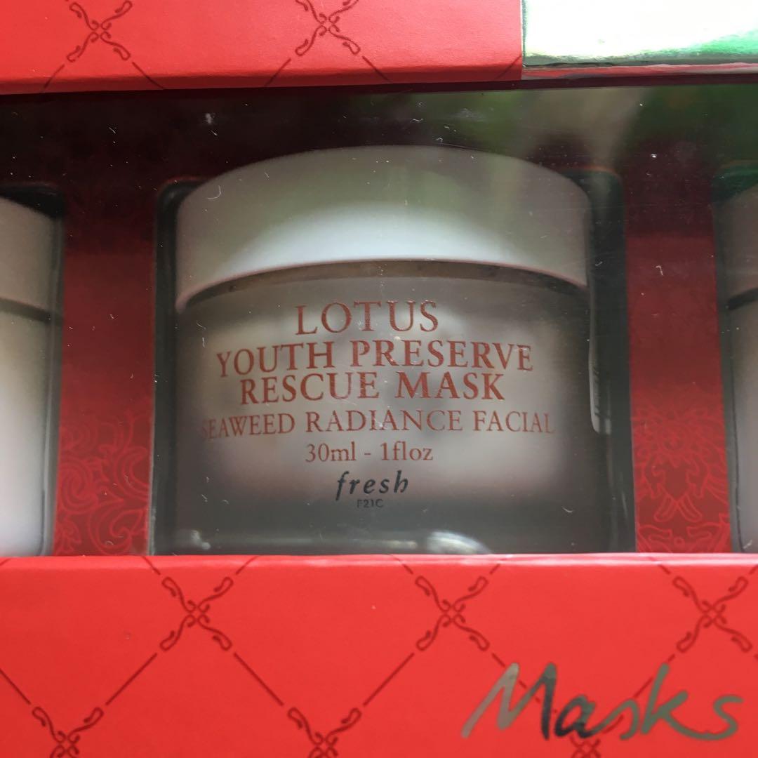 Fresh Lotus Youth Preserve Rescue Mask Health Beauty Face Skin Care On Carousell