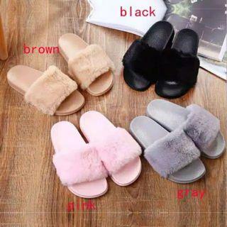 Fur Sandal