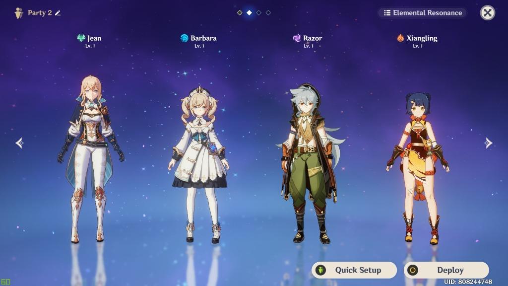 Genshin Impact Jean Barbara Xiangling Ar7 Video Gaming Others On Carousell