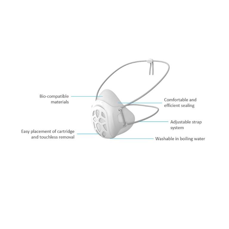 Gill mask respirator - White Regular - Original (Category: Face Care) located in Manila. Submitted by Catlam (Listing ID 1039835325, Image 3). Description: https://www.youtube.com/watch?v=St1oKBPMOS4&ab_channel=GillMask Bulk Order Available 1 mask - 1500 Pesos 2 Masks - 1400 Pesos each 5 Masks - 1300 Pesos each Safe and practical design for professionals working in high risk environments Alleviates shortages by extending mask supplies by more tha