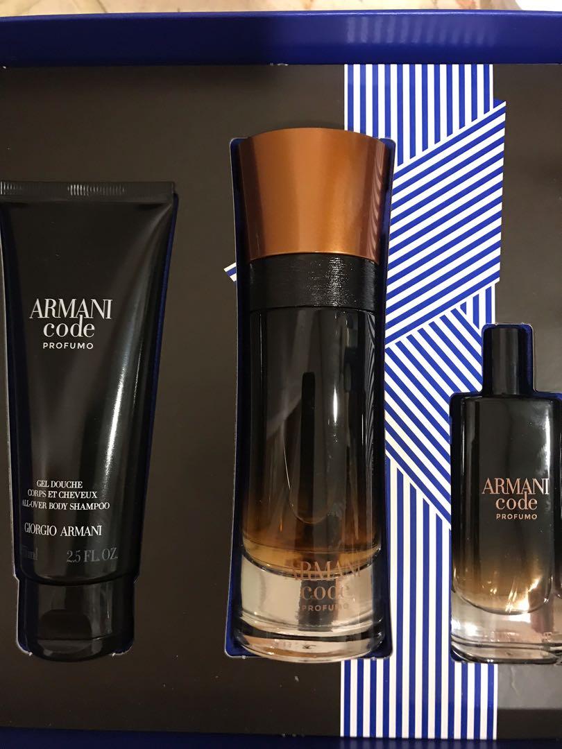 Giorgio armani perfume store set for him