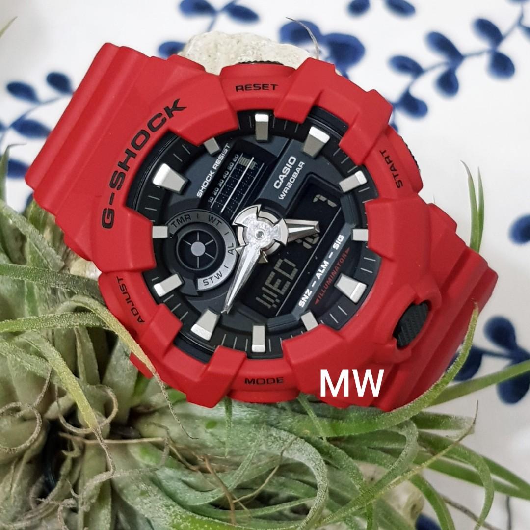 G Shock men s red ga700 ga 700 ga 700 4 watch