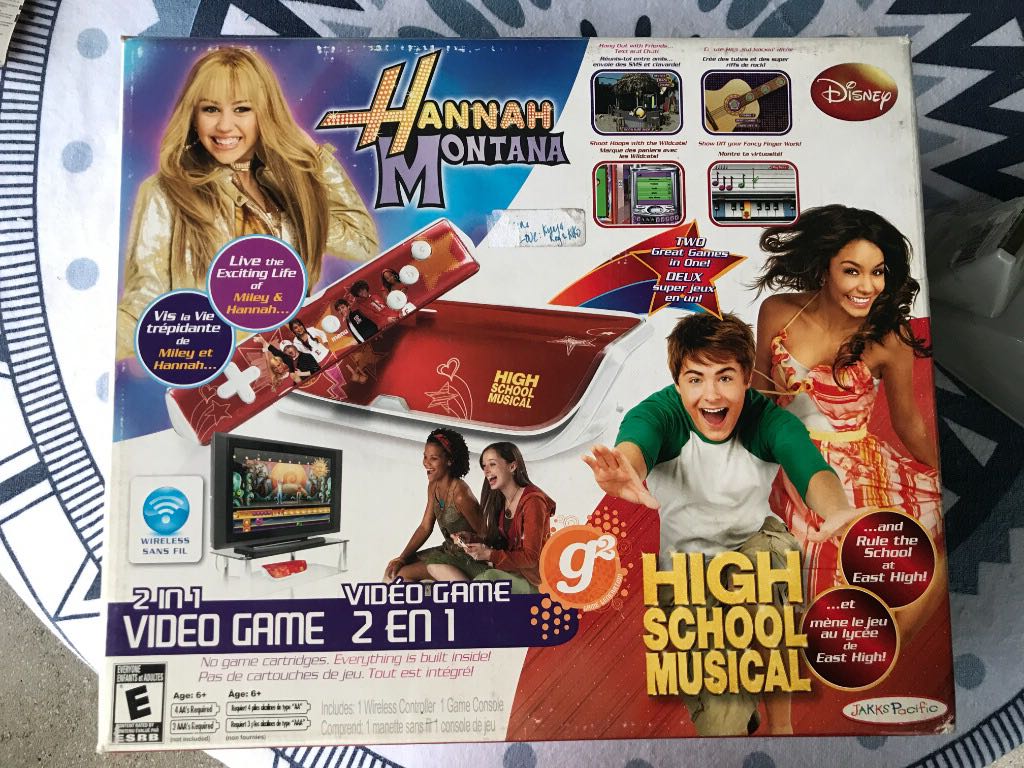 Hanna Montana / High School Musical - Game Console, Hobbies & Toys, Toys &  Games on Carousell