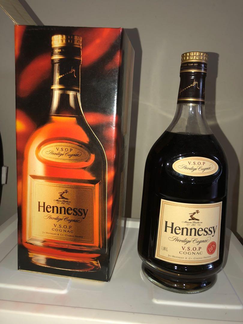Hennessy VSOP Cognac 1 Litre, Food & Drinks, Alcoholic Beverages 