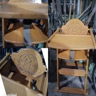 used wooden high chair