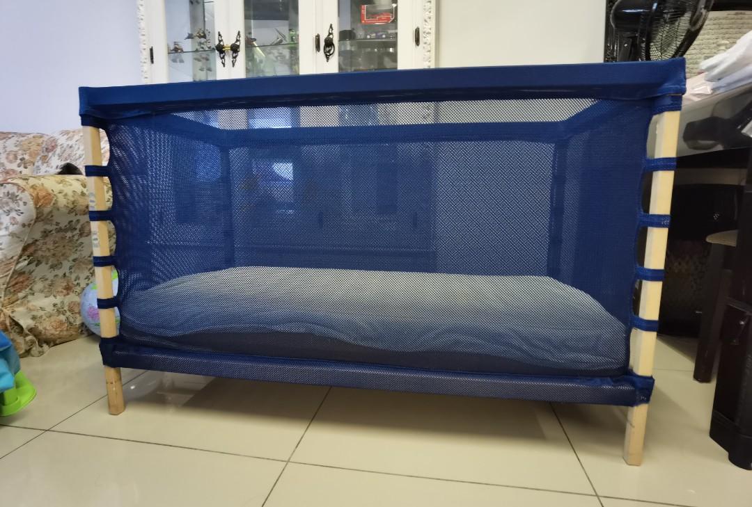 IKEA Flitig baby cot bed katil bayi, Home u0026 Furniture, Furniture 