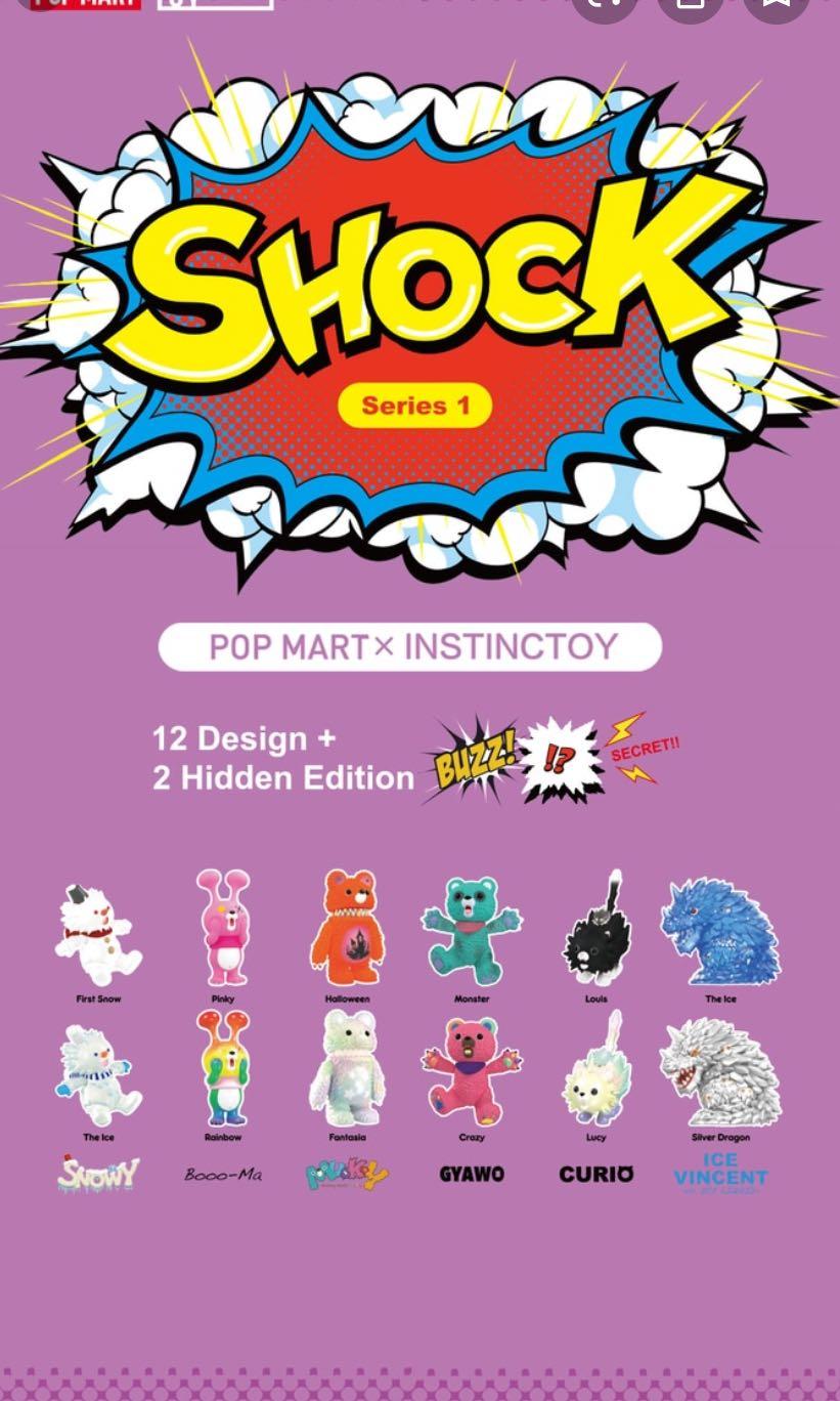 Instinctoy 2020 pop mart Shock series toy figurine gyawo crazy 