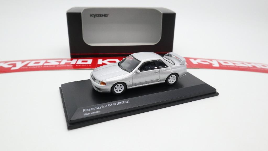 Kyosho 1 64 Nissan Skyline R32 Gtr Bnr32 1994 Silver Metallic 玩具 遊戲類 玩具 Carousell
