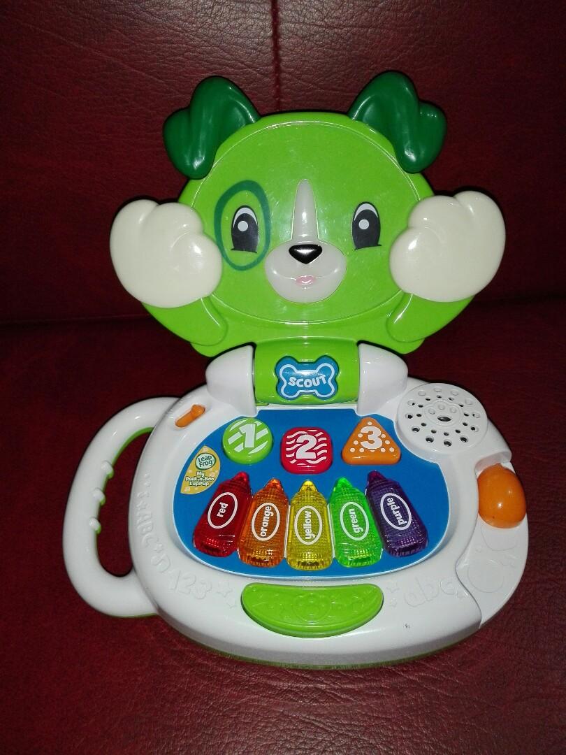 Leapfrog My Peek A Boo Lappup Scout Baby Infant Laptop Toy Babies Kids Infant Playtime On Carousell
