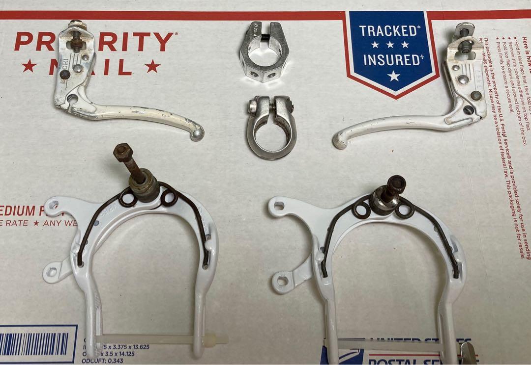 Lee Chi BMX brakes set and seat clamps Sports Equipment Bicycles