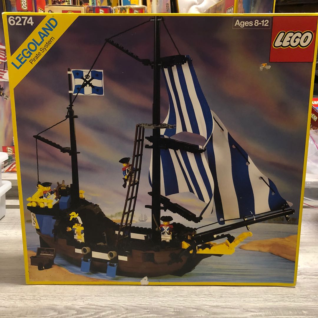 Lego 6274 Caribbean Clipper 海盜Pirates系列 有盒說明書 保證100%齊件 第一隻海軍船, 興趣及遊戲 ...