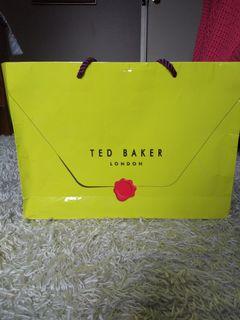 LIMITED EDITION TED BAKER PAPER BAG AUTHENTIC
