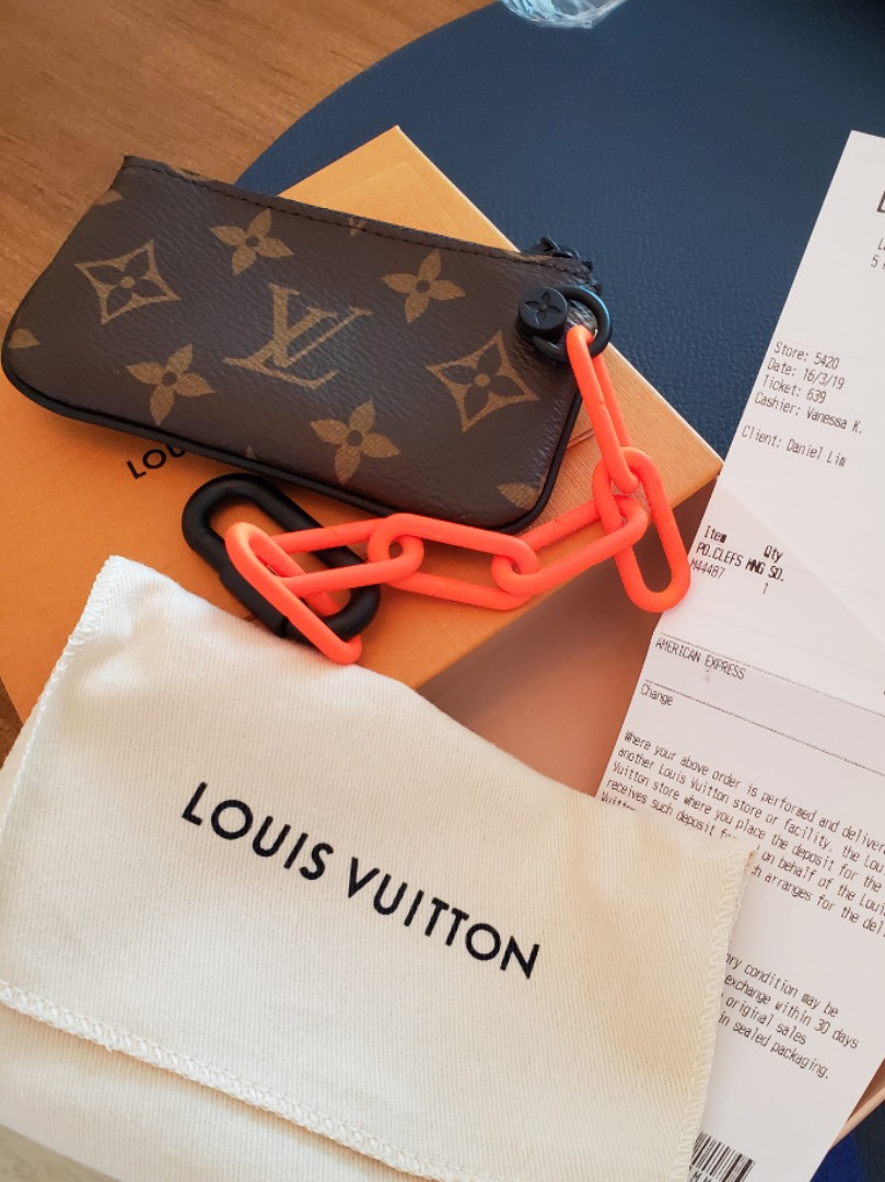 Luis Vuitton Virgil Ablob Key pouch  Luis vuitton, Lv key pouch, Key pouch