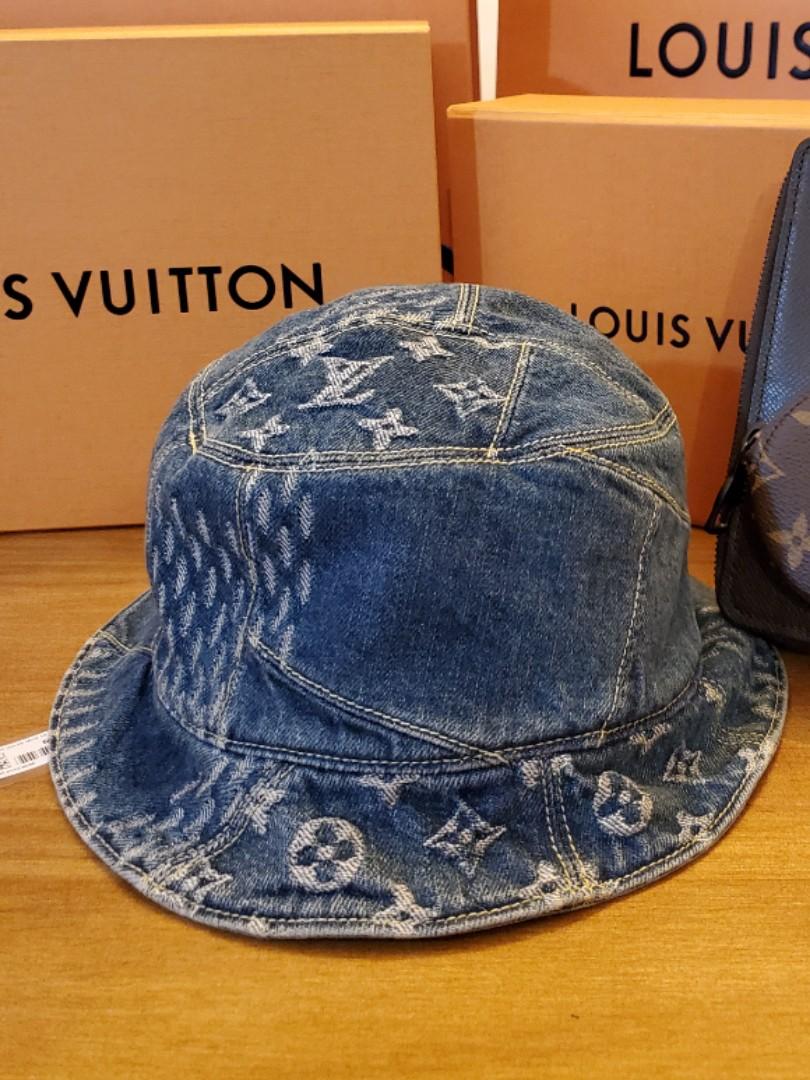 Louis Vuitton, Accessories, Auth Louis Vuitton Bonnet Denim Lv Made  Humanmade Nigo Hat Cotton Black White