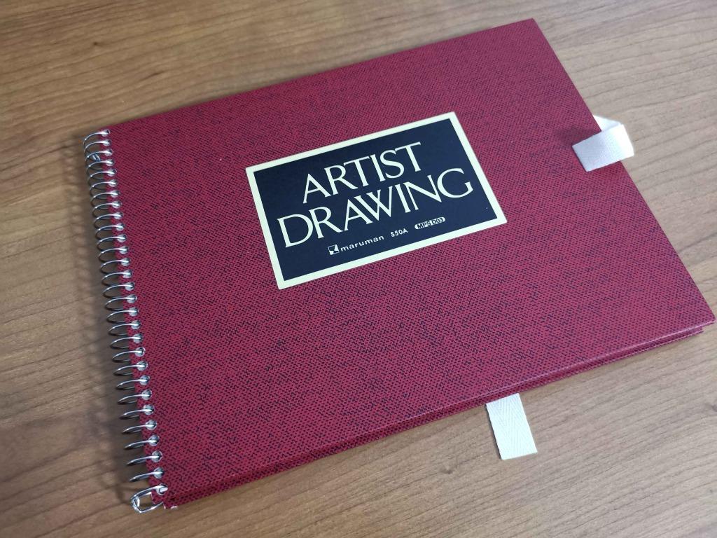 10 10 Maruman Sketch Book Artist Medallion F0 Red Design Craft Craft Supplies Tools On Carousell