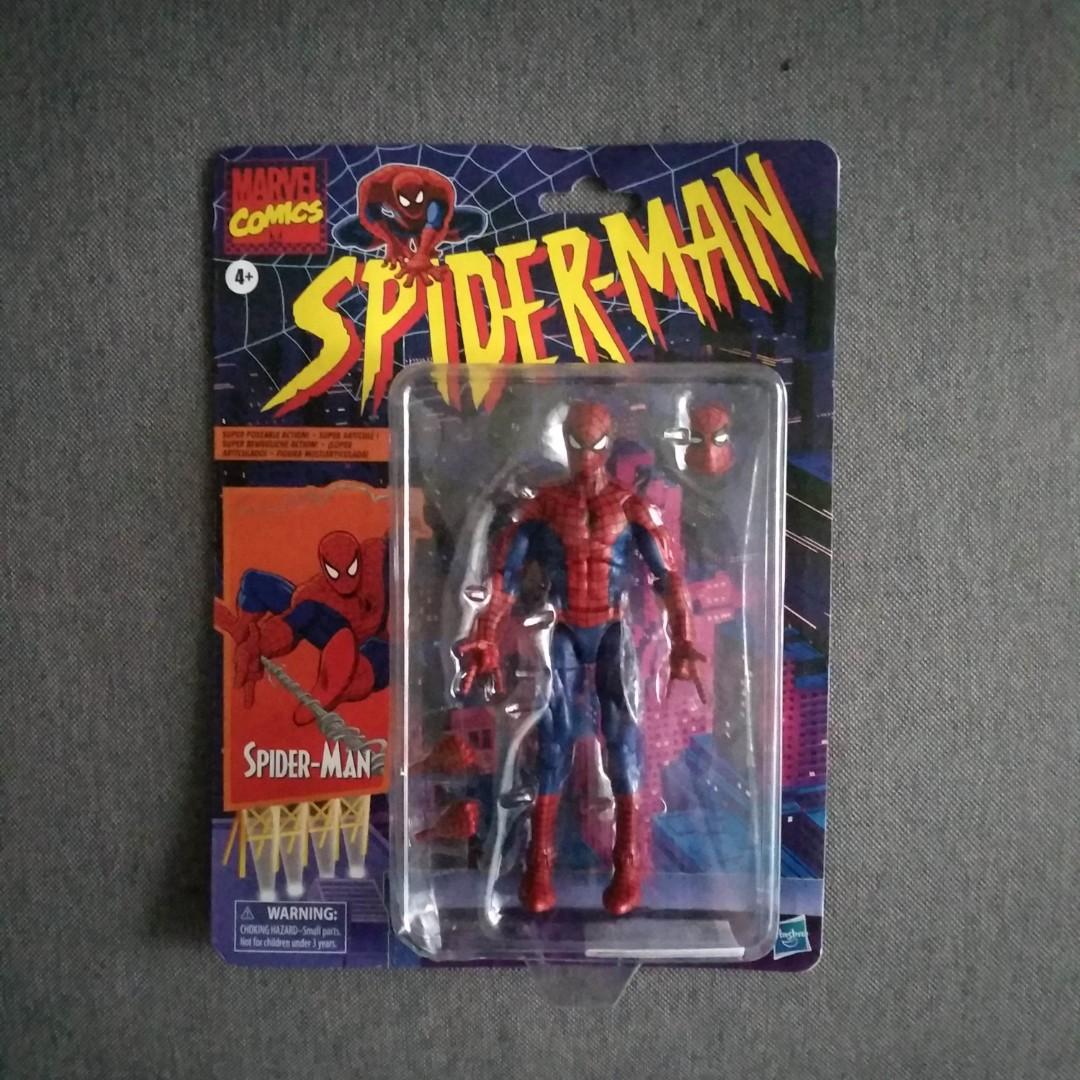 marvel legends iron man spiderman