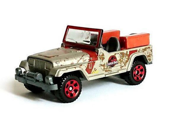 Matchbox 2019 Jurassic World 1 24 93 Jeep Wrangler 10 Light