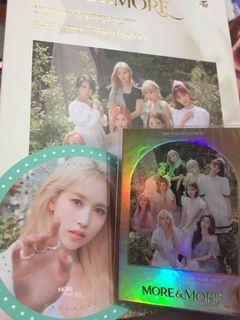 Mina Coaster Card+Limited edition Most card (MORE&MORE)