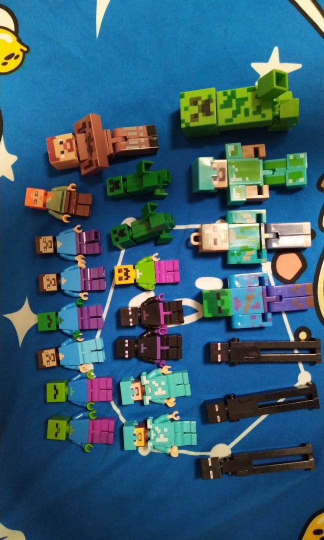 Minecraft 人仔 包平郵 玩具 遊戲類 其他 Carousell