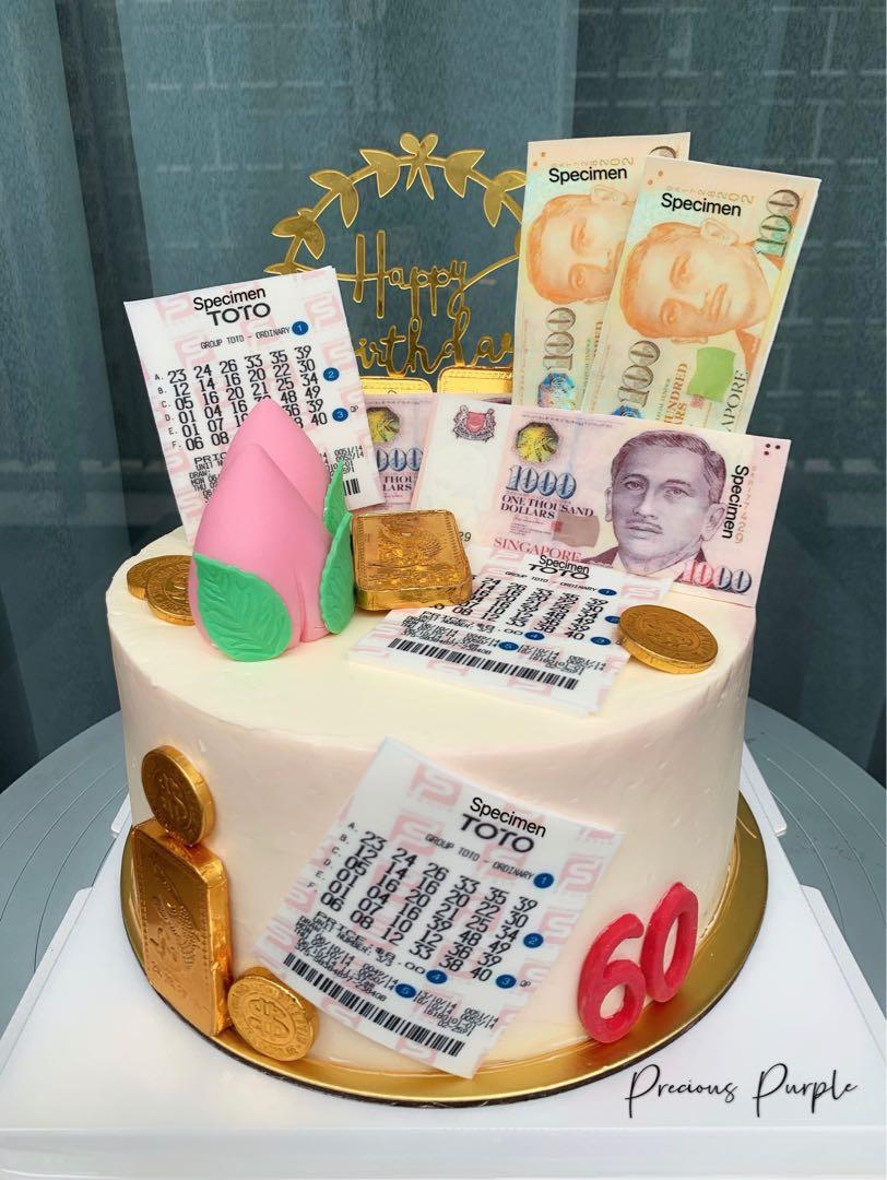 4D Lottery with Shou Tao Cake | Joyeux Bakery