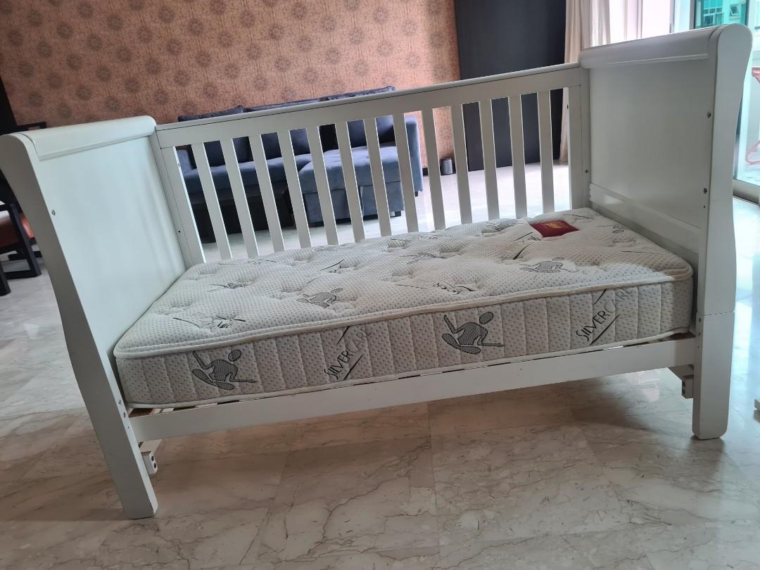 mothercare cot bed mattress sale