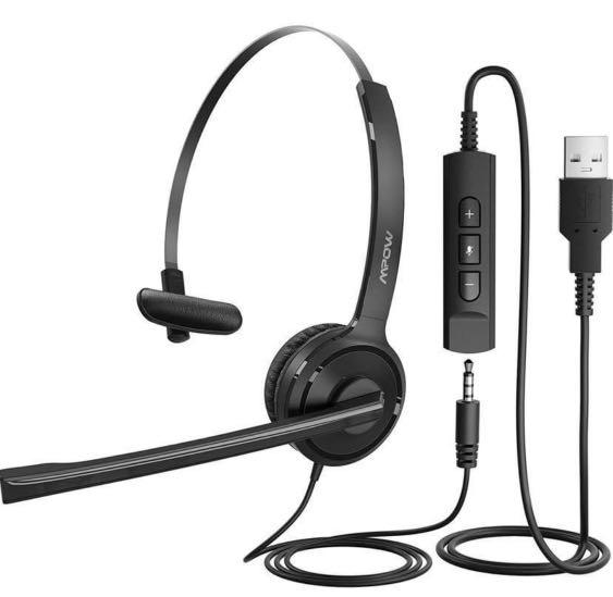 headphones with mic over the head