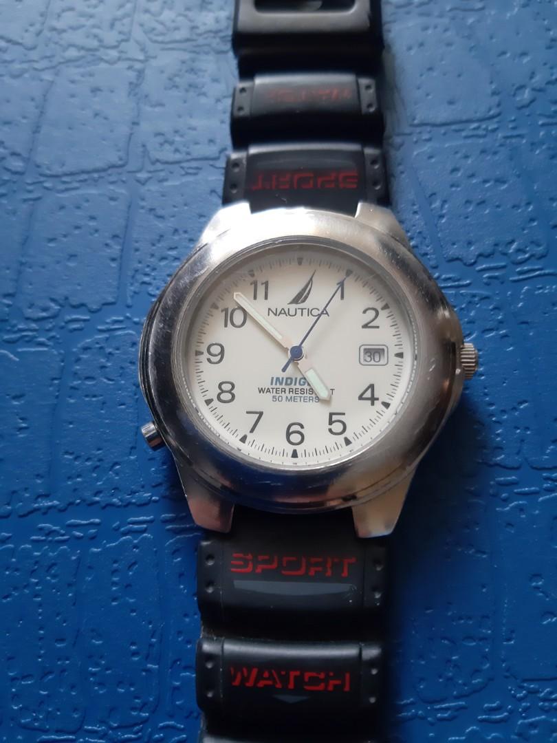 Nautica indiglo watch on sale