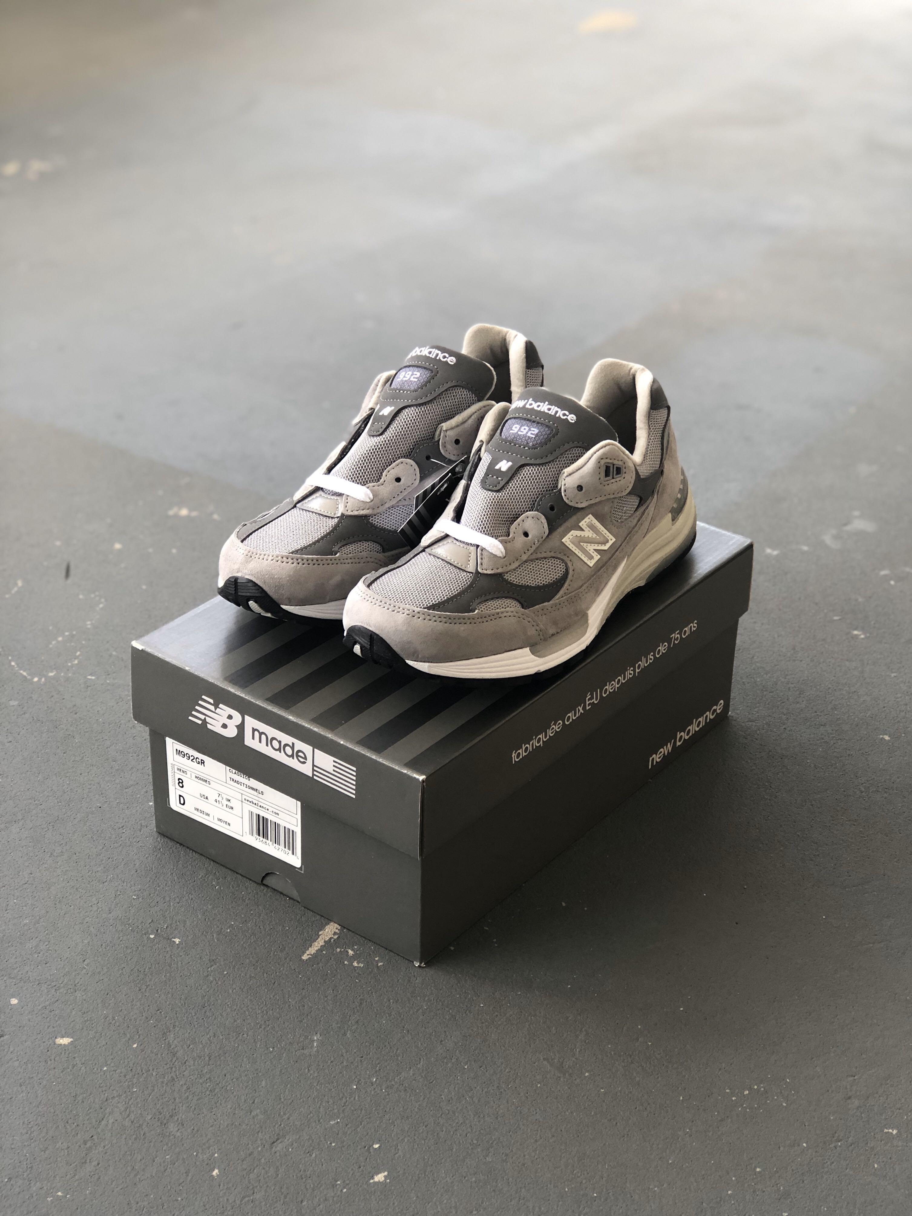 new balance 992 grey mens