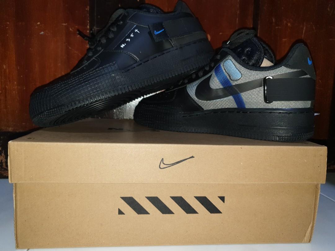 Nike Air Force 1 Black N 357 New Release Men S Fashion Footwear Sneakers On Carousell
