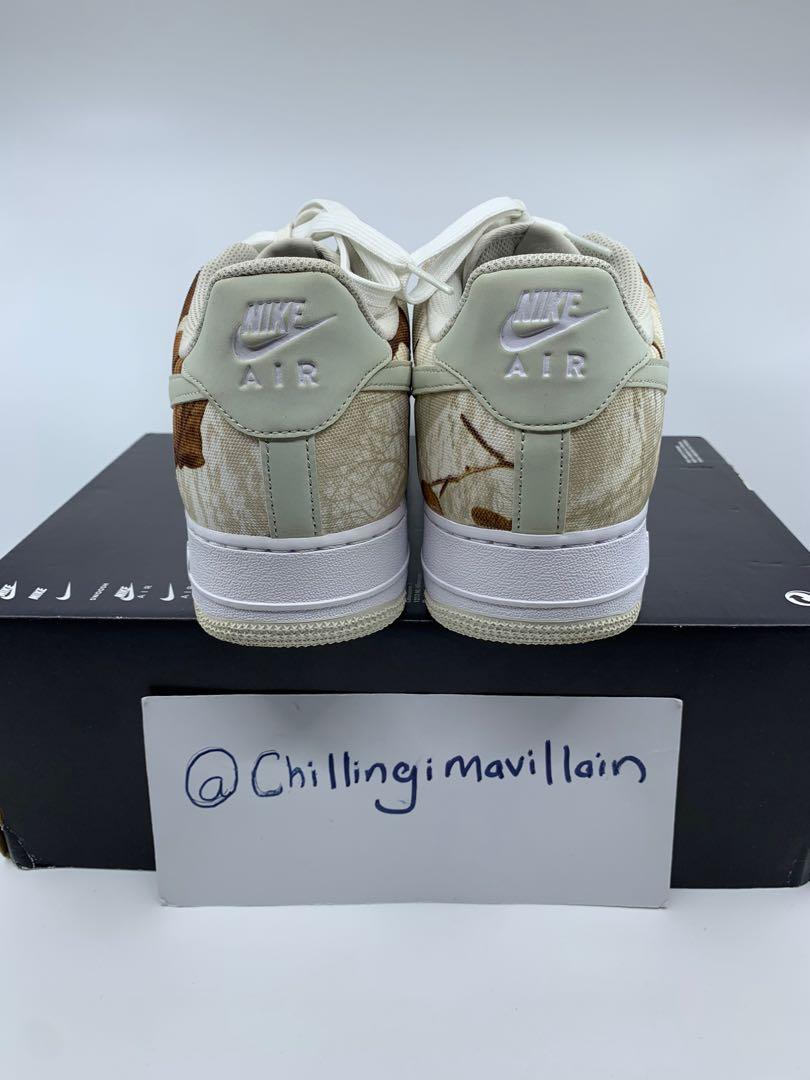 Nike Air Force One 1 Forces AF1 Low Realtree White Light Bone Real