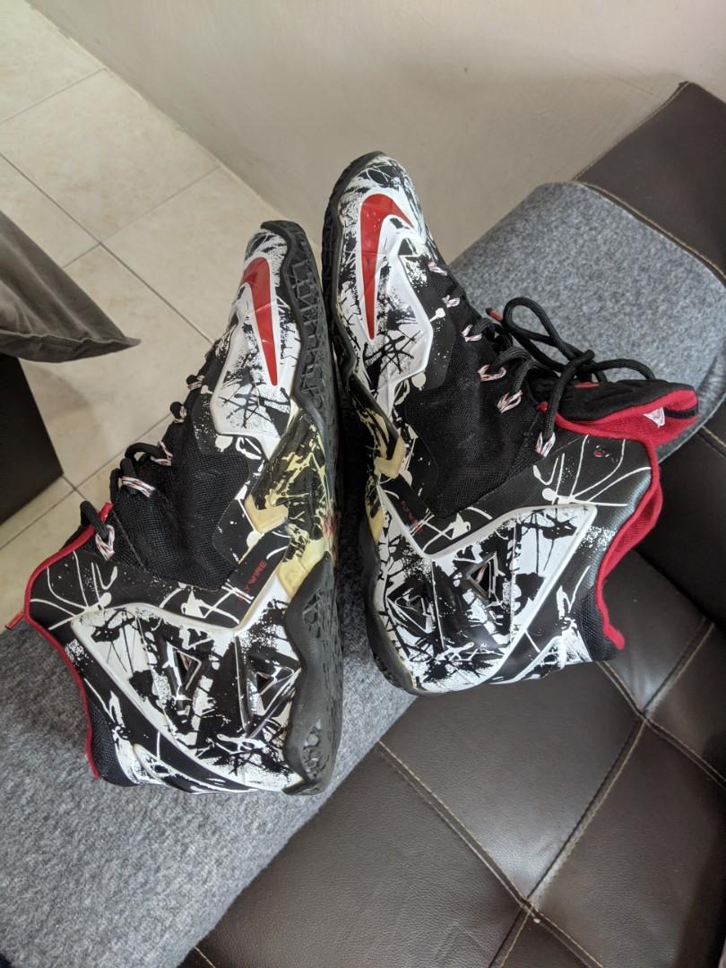 Nike Lebron 11 Graffiti 11Uk, Men'S Fashion, Footwear, Sneakers On Carousell