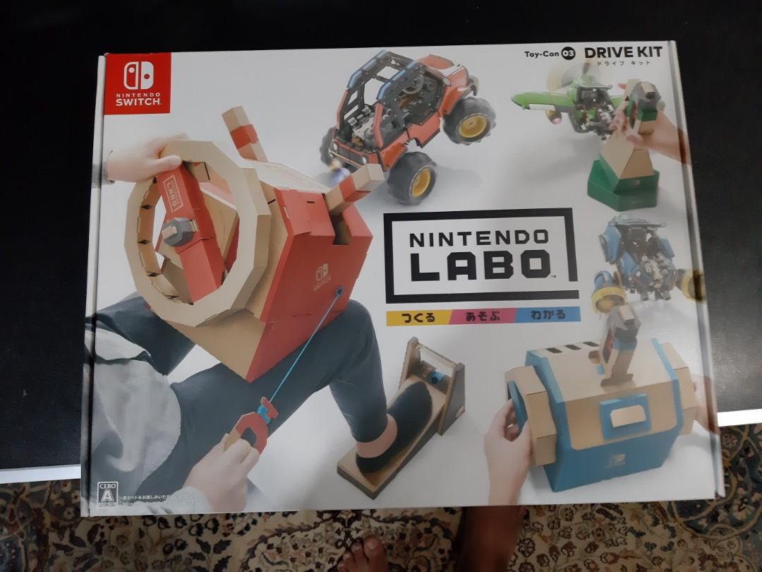 Nintendo Labo Toy Con Drive Kit Video Gaming Gaming Accessories Controllers On Carousell